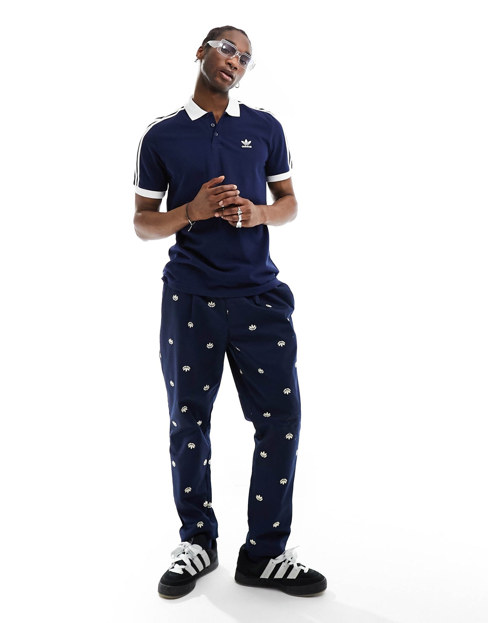 Adidas Originals Adicolor 3 Stripe Polo T-shirt